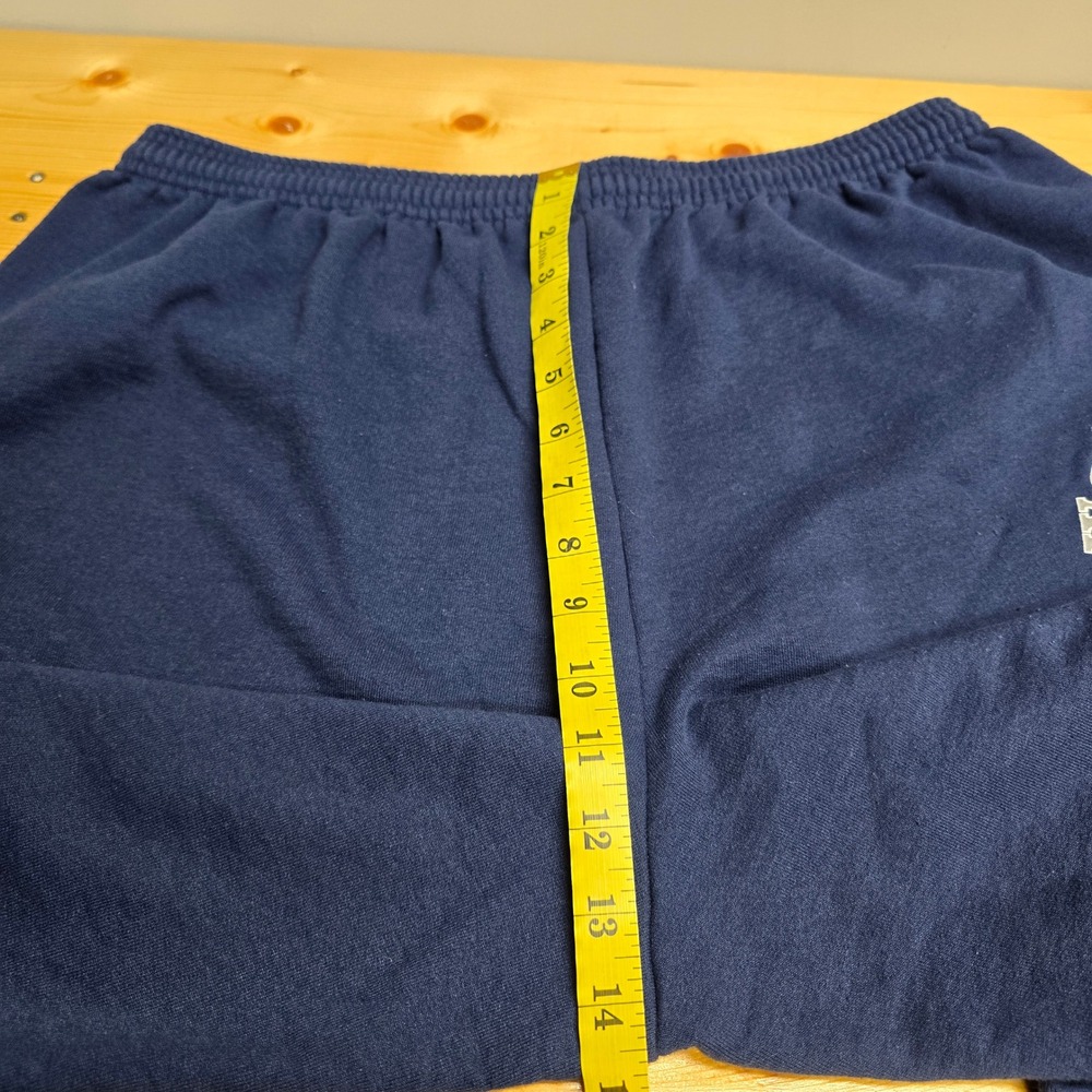 World Gym Sweatpants Mens XL Navy Blue Graphic Logo Joggers Activewear - Picture 7 of 10